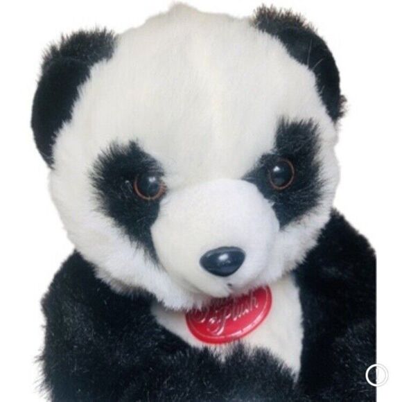 Great American Fun Plush Black White Panda Stuffed Bear Animal Vintage Toy 12” - Picture 1 of 5
